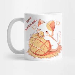 Cat I love Melonpan Mug